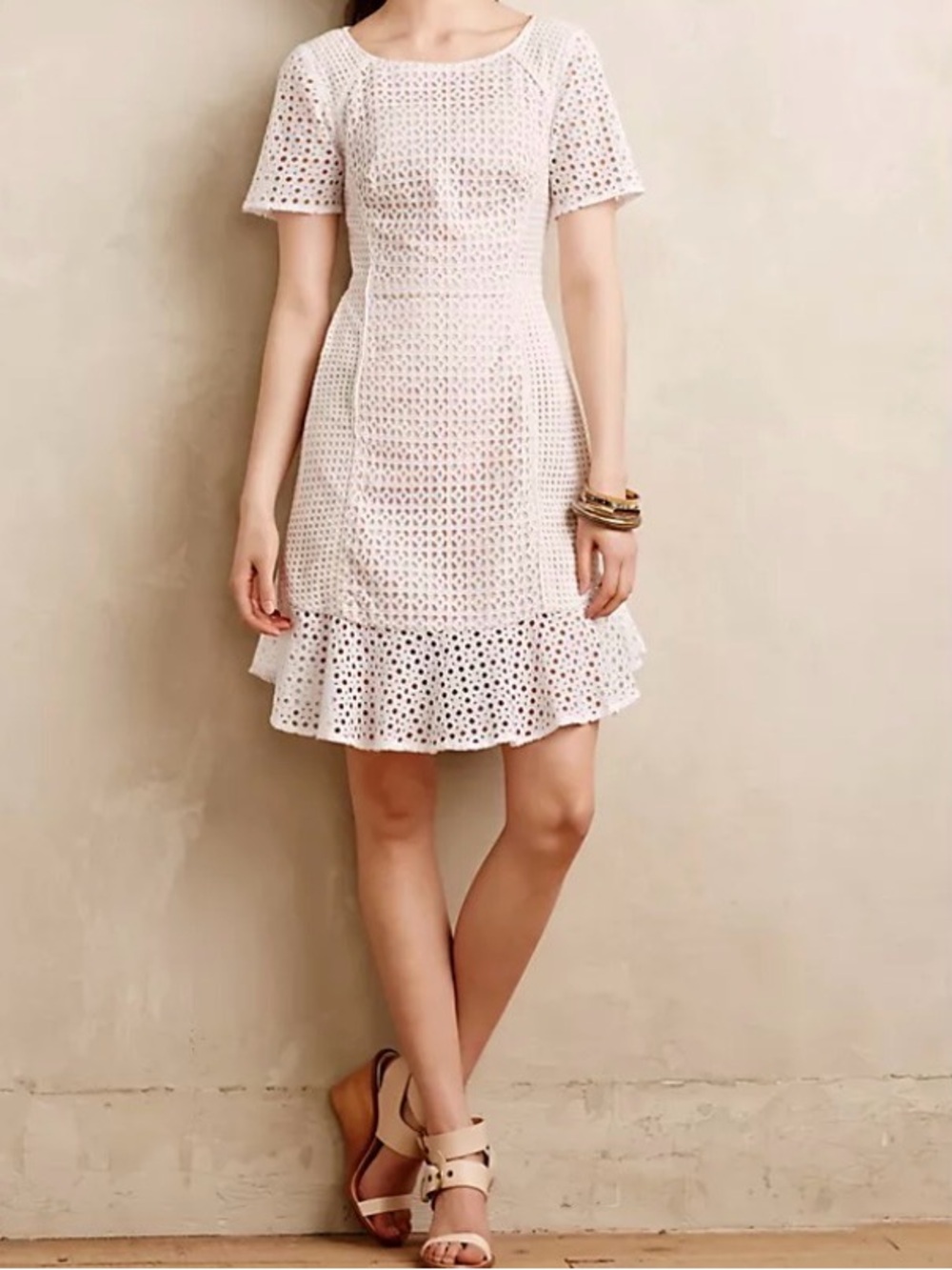Georgia Eyelet Dress by HD in Paris, a brand sold by Anthropology
US Size 12